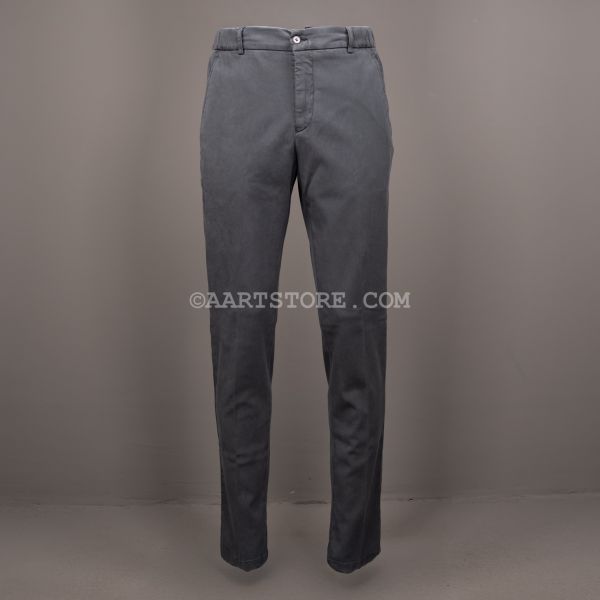 MANU ZIP COTTON LYOCEL CHINO ANTRACITE