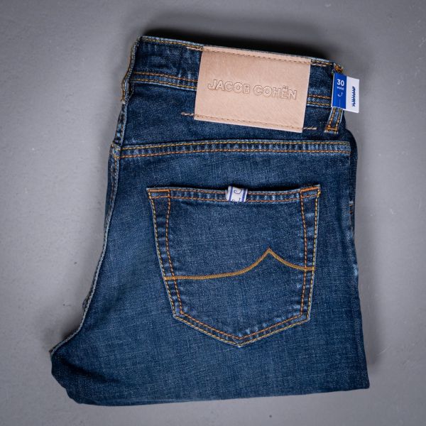 NICK-S 3736 SANDY FORK DESTROY DENIM RANCHHAND BLUE