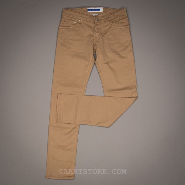 NICK 3756 TWILL JEANS TAN INGLESE