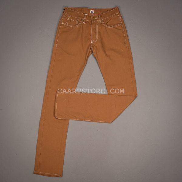 DUCK CANVAS XX JEANS OCHRE BROWN