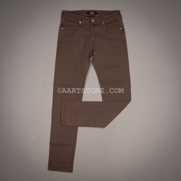 SARTORIAL MOD.3 SATEEN TWILL JEANS CIOCCOLATO