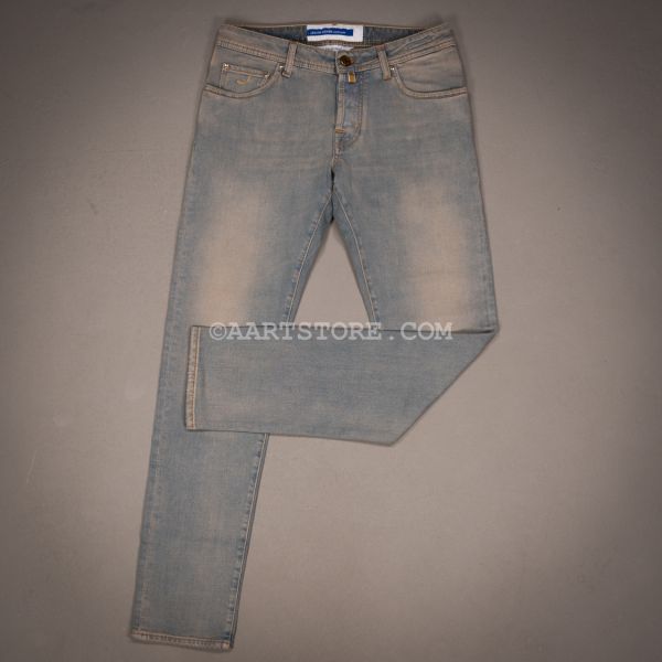 NICK SLIM 3736 DESERTO DENIM LAVATO BLU CHIARO