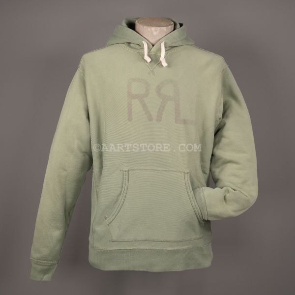 RANCH BRAND LOGO HOODY FADED MINT