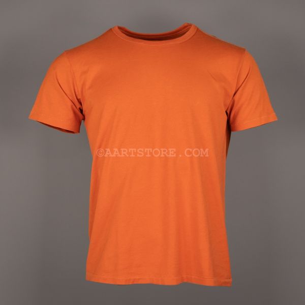 SS COTTON SPRING JERSEY T-SHIRT ORANGE