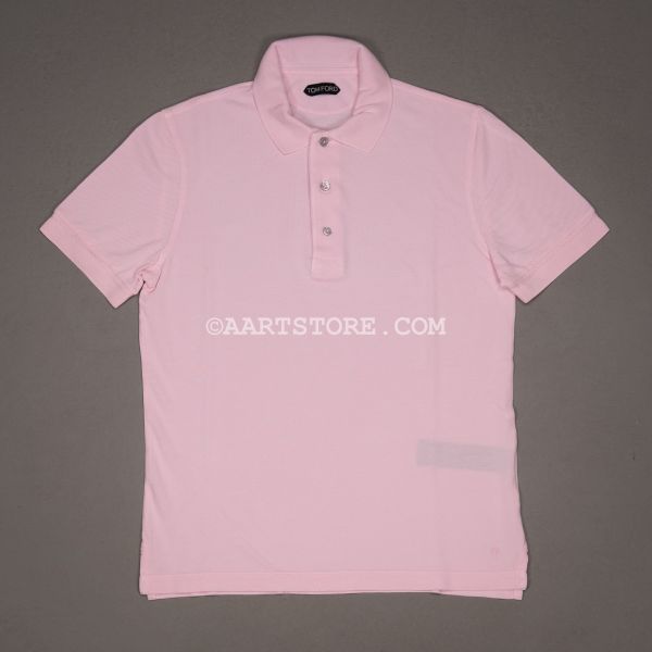 LYOCELL COTTON KNIT POLO ROSA