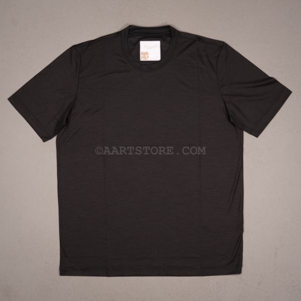 JAMES S160 WOOL SS T-SHIRT MARONNE