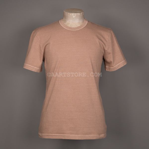 SS COTTON CREW NECK COFFEE