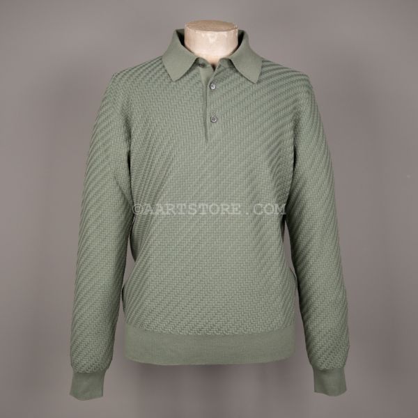 TRAMA LS COT CASH SILK POLO MUSCHIO