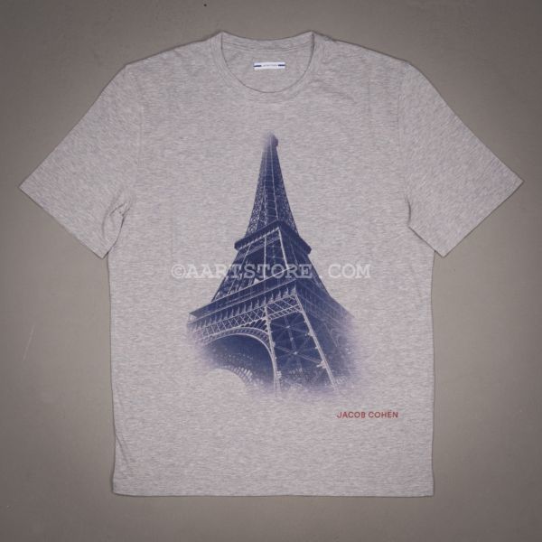 EIFFEL TOWER T-SHIRT GRIGIO