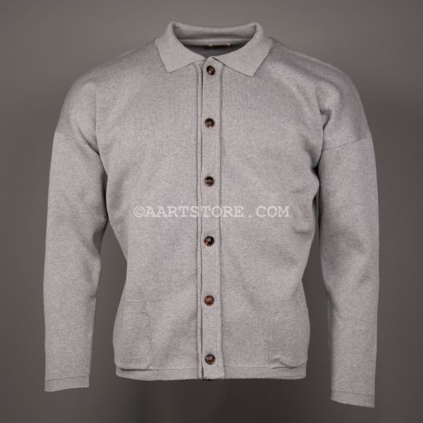 CLINT EASTWOOD CARMEL CARDIGAN GRIGIO MELANGE