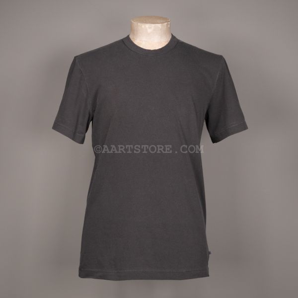 SS COTTON CREW NECK CARBON