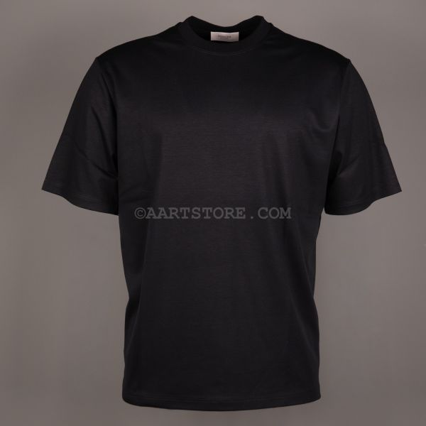 SS T-SHIRT COTTON SILK NERO