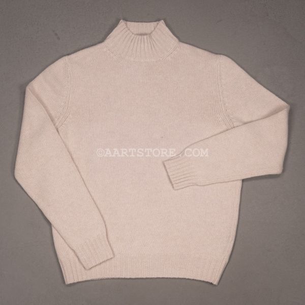 ONDA WOOL/CASH TURTLE KNIT FIOCCO DI NEVE