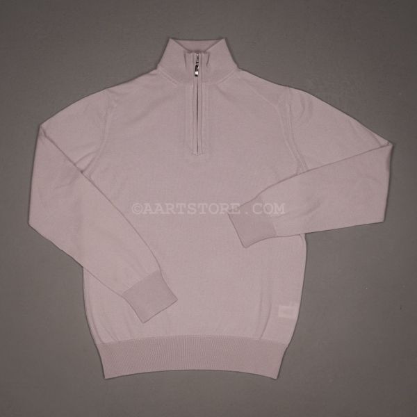 INFILTRITO 1/2 ZIP CASHMERE POLVERE