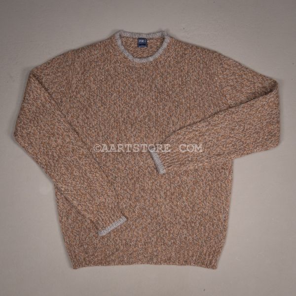 ALPACA MISTO SWEATER MARRONE