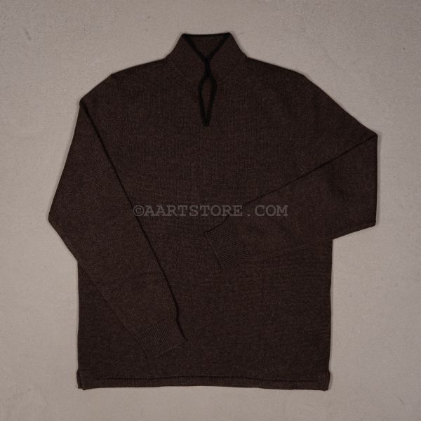 CASHMERE ELLEN PULL KNIT MOKA