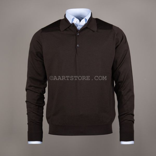 DORSET PULLOVER MERINO FAULKNER BROWN