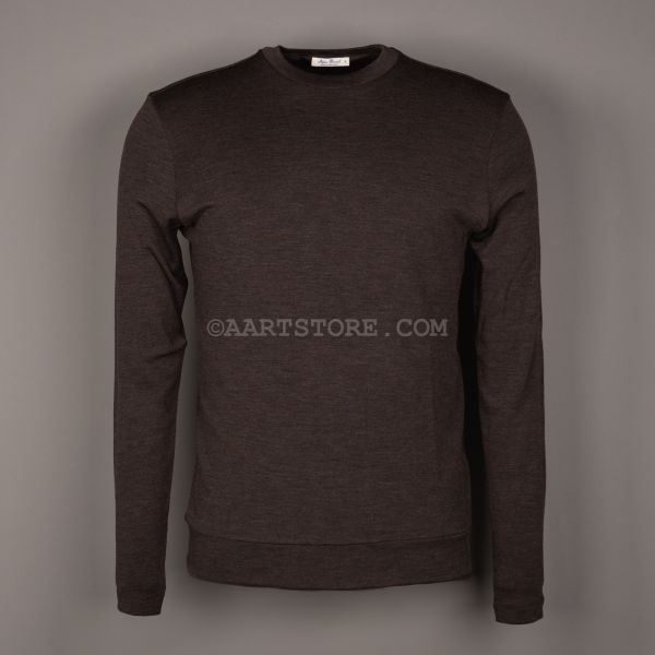 ELI B LA FR WV 180S SWEAT MEL COFFEE