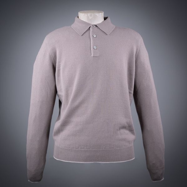 CASHMERE TIPPING LS POLO TOPOLINO