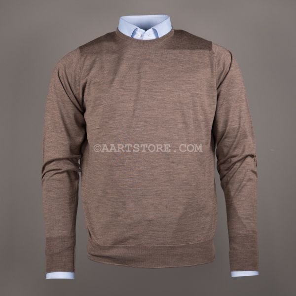 MARCUS PULLOVER MERINO MUSHROOM