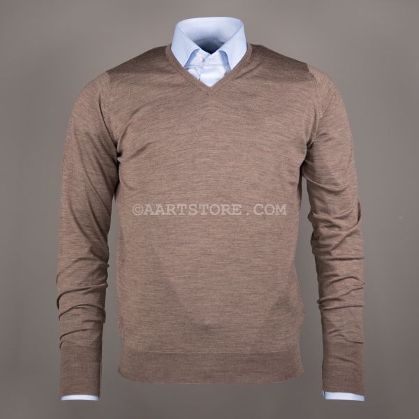 BOBBY PULLOVER MERINO MUSHROOM
