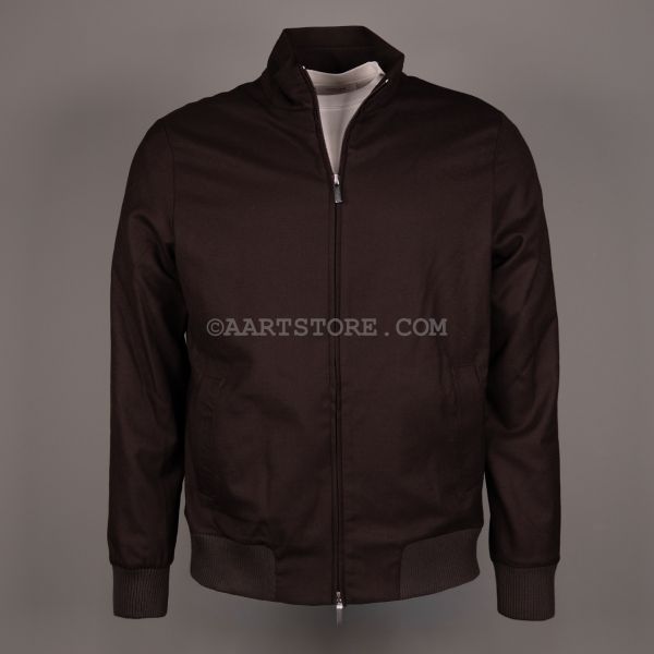 JOSE ZIP CARDIGAN WOOL TESTA DI MORO