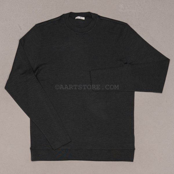 ELI B MERINO RN SWEATER MEL INGLES