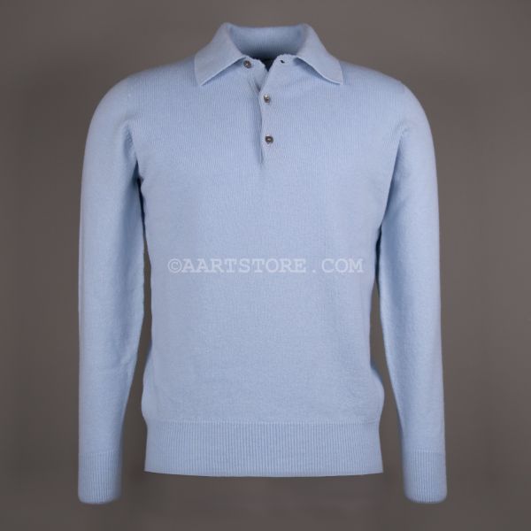 PURE GEELONG LAMBSWOOL POLONECK ANGELITE