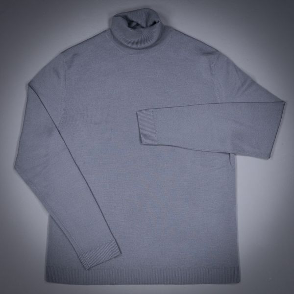 MISTER ROLLNECK SWEATER SMOKE