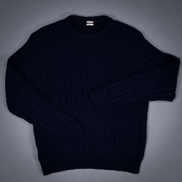 LORIS KNITTED RN SWEATER BLU