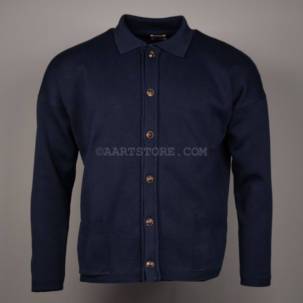 CLINT EASTWOOD CARMEL CARDIGAN BLU NOTTE