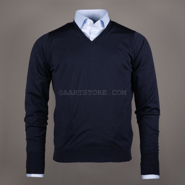 BOBBY PULLOVER MERINO MIDNIGHT