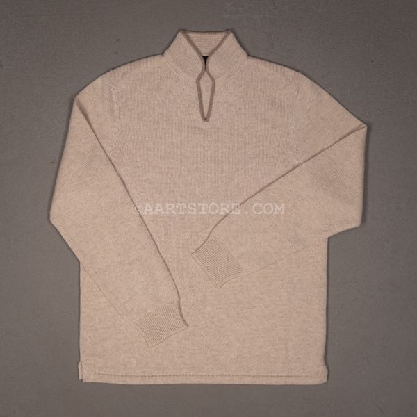CASHMERE ELLEN PULL KNIT OYSTER