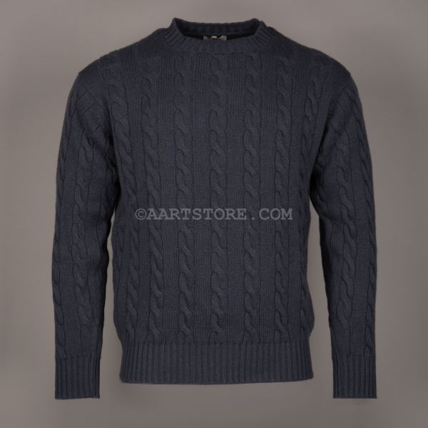 CHIRNSIDE AD PURE CASHMERE CABLE RN  ASTRAKHAN