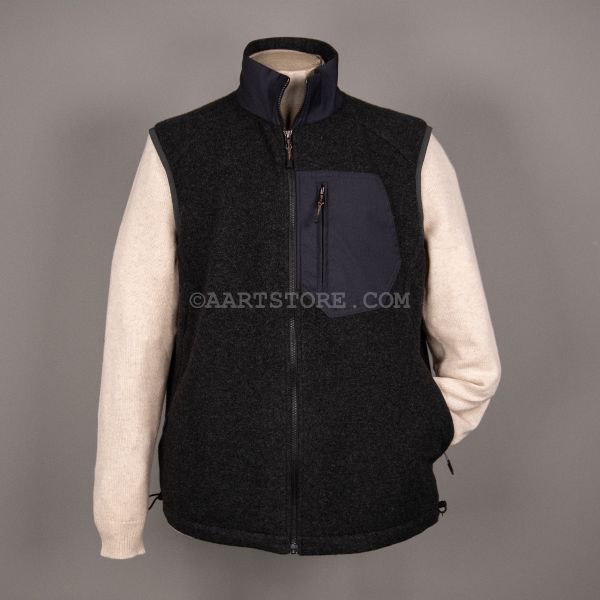 CASH WOOL EXPLORER VEST GRAPHITE