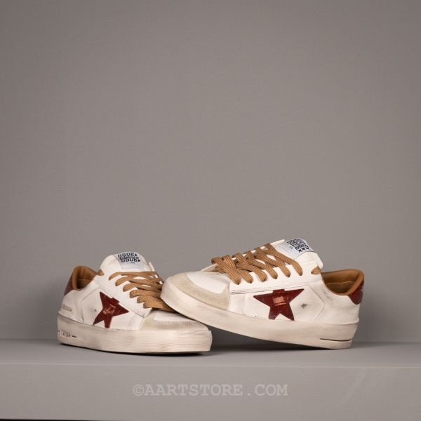 STARDAN COLLARINO SNEAKER BIANCO ROSSO