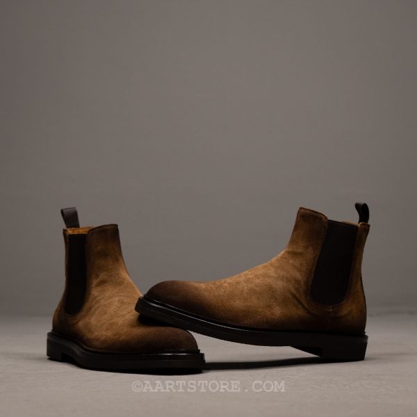 DUDE CASHMIRE FLEXI BOOT CASTAGNO