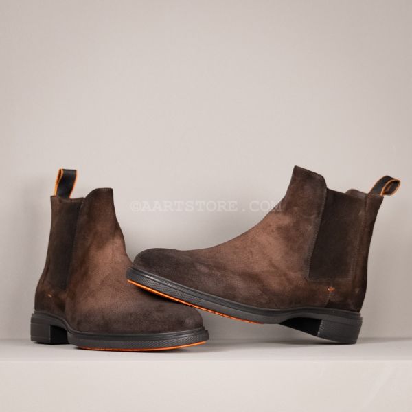 EASY CHELSEA ONC SUEDE DARK BROWN
