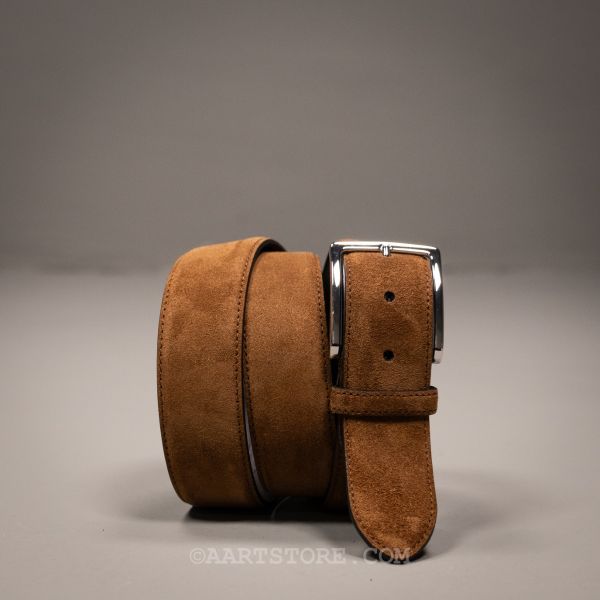 SUEDE PANAMA BELT TABACCO