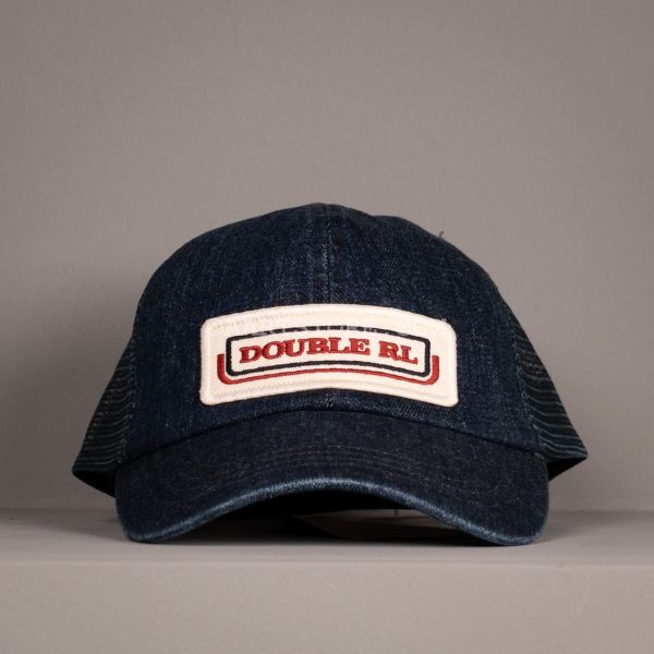 MESH DENIM TRUCKER CAP INDIGO BLU