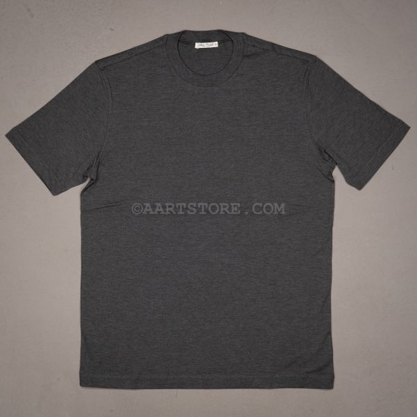 ELI SUPER 60 PIMA SS T-SHIRT GREY MELANGE