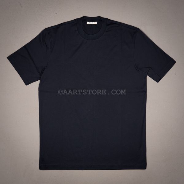 ELI SUPER 60 PIMA SS T-SHIRT MARINO